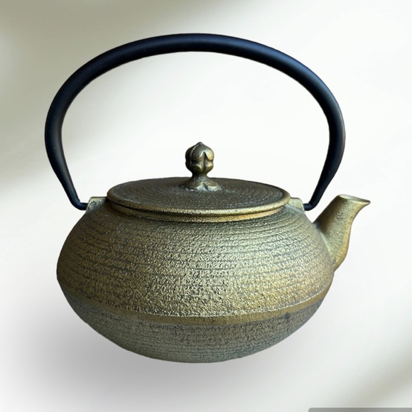 Teavana Kitchen Teavana Vintage Japanese Enameled Cast Iron Teapot